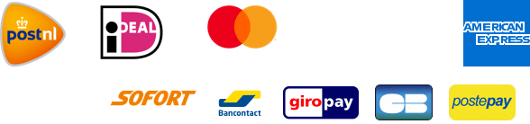 Logo's: iDEAL - Mastercard - VISA - AMEX and more